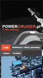 Mobile Screenshot of powercruiser.pl